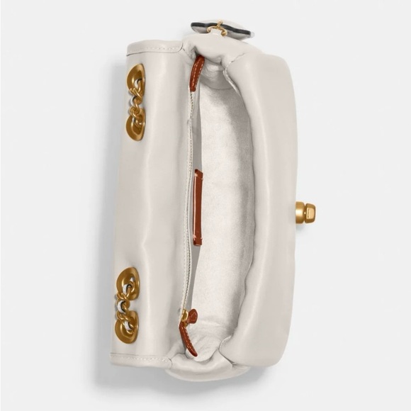 Coach NWT Chalk Quilted Madison Pillow Shoulder Bag - Picture 9 of 16